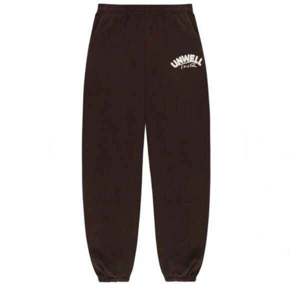 Call Her Daddy Unwell Tour - Heavyweight Sweatpants Dark Brown Size M - Picture 2 of 5